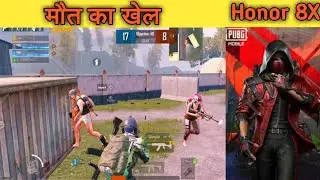 HONOR 8X PUBG GAMEPLAY|30 FPS|NON EDDET|M762+M416 BEAST GAMEPLAY