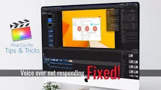 Final Cut Pro on Catalina - Voice over not working Fixed