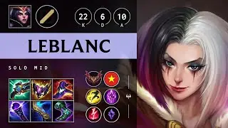 LeBlanc Mid vs Viktor: Legendary - VN Grandmaster Patch 14.24