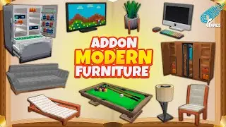 🖥🛏 ADDON MODERN FURNITURE ENCHANTEASE para MINECRAFT BEDROCK PE +1.20 🖥🛏