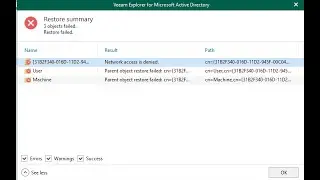 EP.077-Veeam Error Network Access Denied