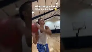 NBA 3 point line vs regular 3 point line…🤣