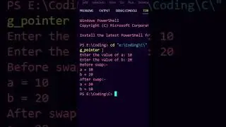 Swapping of two numbers using pointer in C language || 