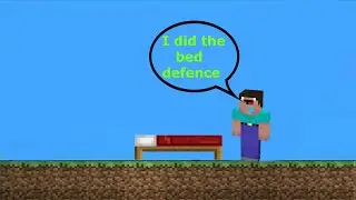 NOOB Bed Defence Challenge in Minecraft BEDWARS