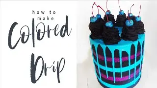 How to create a colored drip