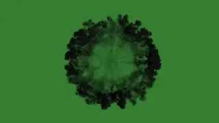 Smoke Blast 3D Motion Animation on Green Screen | Blast Black Smoke | Green Screen Makerz