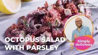 OCTOPUS SALAD with PARSLEY 🐙🌱: a CLASSIC appetizer and AUTHENTIC Italian recipe! 🌊💙