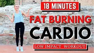 🔥18 Min FAT BURNING CARDIO for WEIGHT LOSS🔥KNEE FRIENDLY🔥NO SQUATS/LUNGES🔥NO JUMPING🔥NO REPEATS🔥