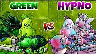 PVZ Fusion 3.7 Challenge - Team GREEN vs HYPNO Plants Fusions - Who Will Win?