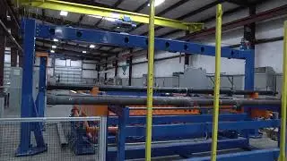 Pipe Handling Automated Gantry Robot System - Sage Automation System