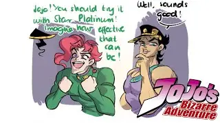 Jotaro Spits Fire! (JOJO Comic Dub)