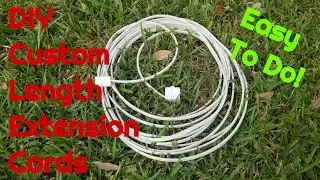 Homemade Extension Cords - SPT - For Christmas Light Display DIY