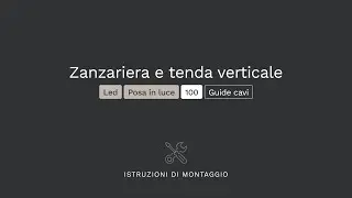 Come si installa una tenda a rullo con cassonetto e guide a cavi