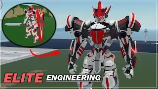 [Roblox Elite Engineering] Come chat while I add finishing touches to my mech!