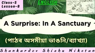 A Surprise: In A Sanctuary (Class-5/English) Shankardev Shishu Niketan