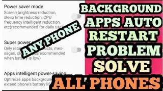 AUTO BACKGROUND APPS CLOSE RECENT APPS AUTO RESTART PROBLEM SOLVED FIX IT RECENTS APP AUTO CLOSE Y2