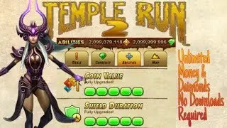How to hack Temple Run|all coins and Diamonds| and Wallpapers