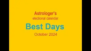 Best Days in Oct.2024