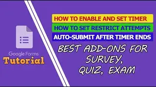 How to set up Countdown Timer For Google Form