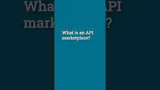 What is an API marketplace? Axway experts answer. #shorts