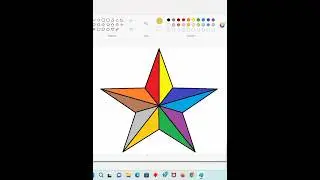 How make drawing/painting Different colours star on the computer,jan gan man,JS