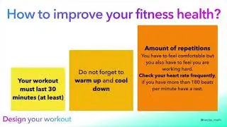 How to design your workout