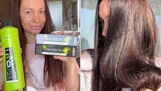Окрашивание волос / Теплый каштан 🌰/ Краска Иноа 4,3 Теплый каштан