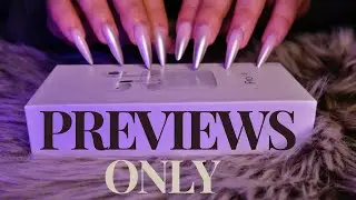 ASMR Tapping & Scratching Preview Compilation (No Talking)