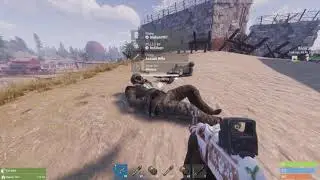 Rust Console Ps5 getting online raided on knife UR