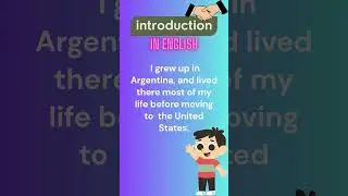 How to Introduce Yourself in Class? (Example) #learnenglish #english #shortsvideo #shorts