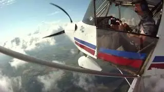 Flight in the clouds