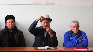 Баш имам хатиби Мелисбек Кадырбеков Сакалды мектебинде