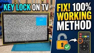 How to Unlock LED TV Key Lock | Fix Frozen TV Buttons