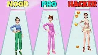 NOOB vs PRO vs HACKER in Fashion Battle.