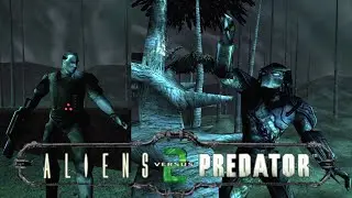 Aliens versus Predator 2 - Predator Campaign, Part One, No Commentary