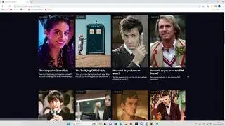 Playing Doctor Who Quiz