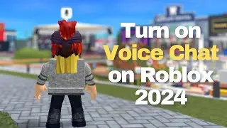 How to turn on voice chat on roblox in pc or mac 2024 | roblox voice chat | roblox