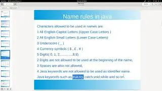 Lecture one - Programming Language - Java (theory)