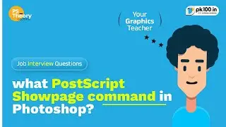Explain what PostScript and Showpage command in Photoshop?
