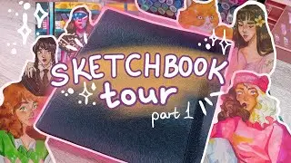 💫SKETCHBOOK TOUR [pt.1]🩷A very chatty video ft. my artwork!☆