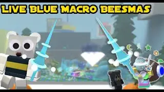 Live (Blue Macro Beesmas) Bee Swarm Simulator