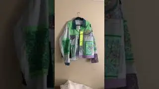 Versace Barocco Baroque Denim color block jacket