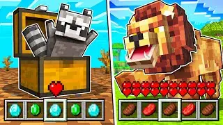 MINECRAFT FREUNDE mit JEDEM TIER DURCHSPIELEN!