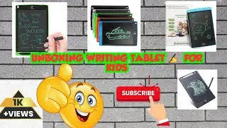 Unboxing writing tablet ✍for kids.....||AQVA HUNTER GAMER||😎