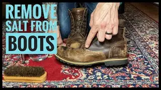 DIY:  How To Remove salt from your boots