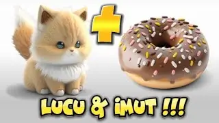 Animash | Gabungan Donat & Beberapa Hewan Ini | Bisa Jadi ( Lucu & Imut ) !!!