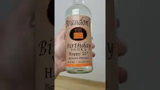 Custom Embossed Vodka Label