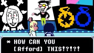 Buying a Freeze/Thorn Ring With a FULL Inventory [Deltarune chapter 2]