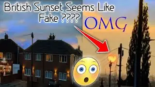 Let's Take A Look How Sunset Looks Like In Britain 😱 Darood Ibrahimi #sunset #nature #sunsetview