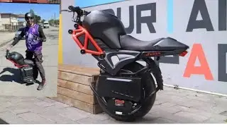 Dangerous One Wheel Electric Motorcycle!